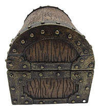 Load image into Gallery viewer, Grinning Gargoyle Dice Box - Wood and Metal Effect Mimic Chest - Container Holds up to 6 Sets of Polyhedral Die – DnD Poly Dice Storage Case - DnD RPG Crate Accessory Gift