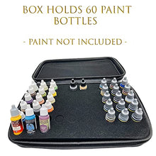 Load image into Gallery viewer, Paint Bottle Storage Carry Case with Handle - Fits up to 60 Bottles