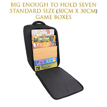 Load image into Gallery viewer, Premium Portable Board Game Storage Travel Bag - Red Trim