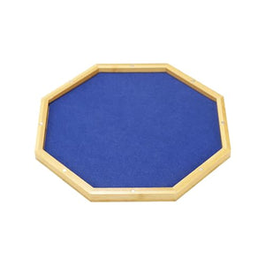 Bamboo Dice Tray - Portable Wooden DND Accessory - Perfect for DnD and other Role-playing and Tabletop Games - Noise Dampening