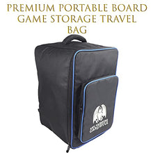Load image into Gallery viewer, Premium Portable Board Game Storage Travel Bag (Blue)
