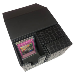 CCG Deck Box - BLACK DRAGON HIDE