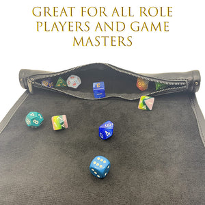 Dice Rolling Mat - Black - Ghoul