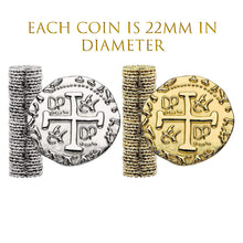 Load image into Gallery viewer, Metal Treasure Coins x 100
