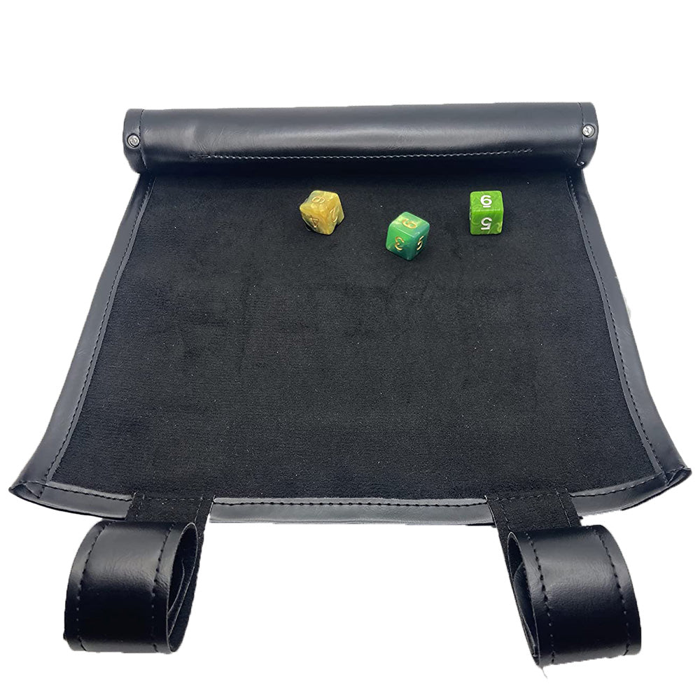 Dice Rolling Mat - Black - Ghoul