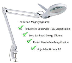 Desk Lamp with Magnifier