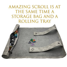 Load image into Gallery viewer, Dice Rolling Mat - Grey - Gargoyle
