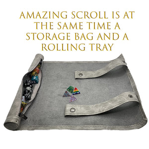 Dice Rolling Mat - Grey - Gargoyle