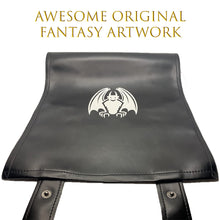 Load image into Gallery viewer, Dice Rolling Mat - Black - Gargoyle
