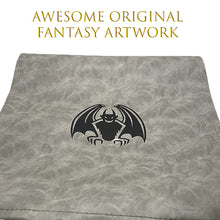 Load image into Gallery viewer, Dice Rolling Mat - Grey - Gargoyle
