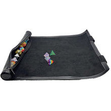 Load image into Gallery viewer, Dice Rolling Mat - Black - Gargoyle
