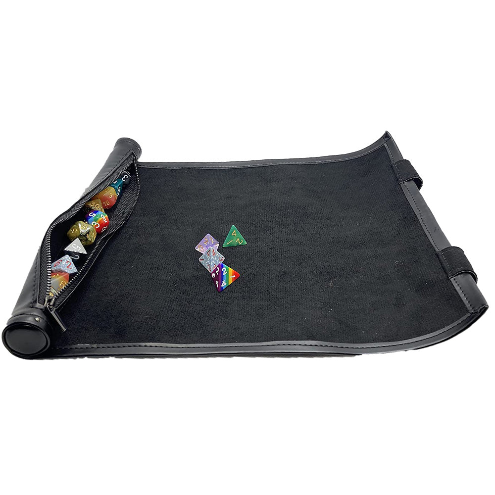 Dice Rolling Mat - Black - Gargoyle