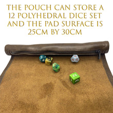 Load image into Gallery viewer, Dice Rolling Mat - Brown - Ghoul
